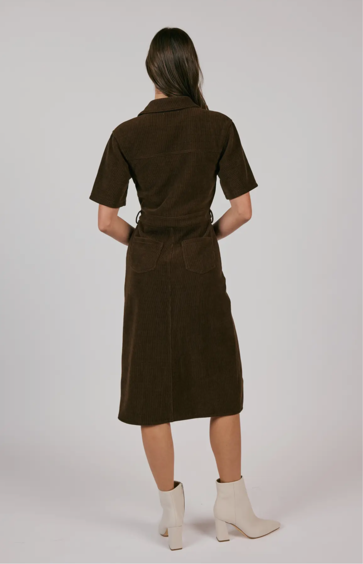 Mocha Maven Midi Dress