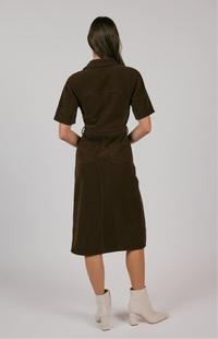 Mocha Maven Midi Dress