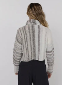Snowfall Stripe Turtleneck