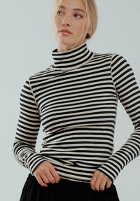Stripes & Sass Turtleneck