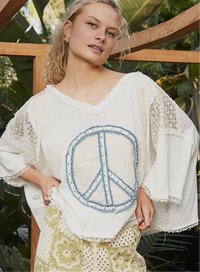 Peace and Love Pullover