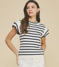 Nautical Knit Charm Top