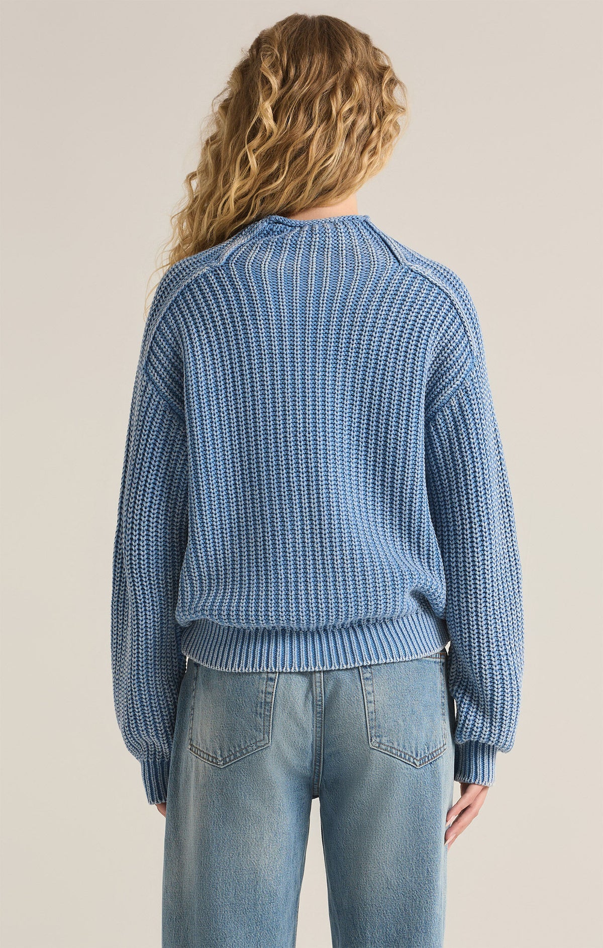 Washed Indigo Carraway Sweater