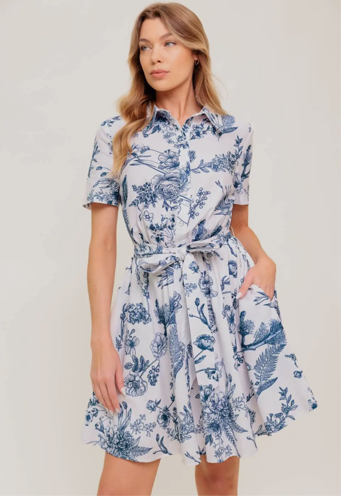 Garden Party Shirt Dress