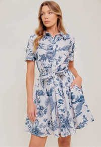 Garden Party Shirt Dress