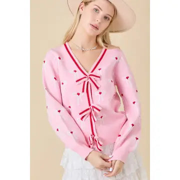 Pink Ribbon Cardi