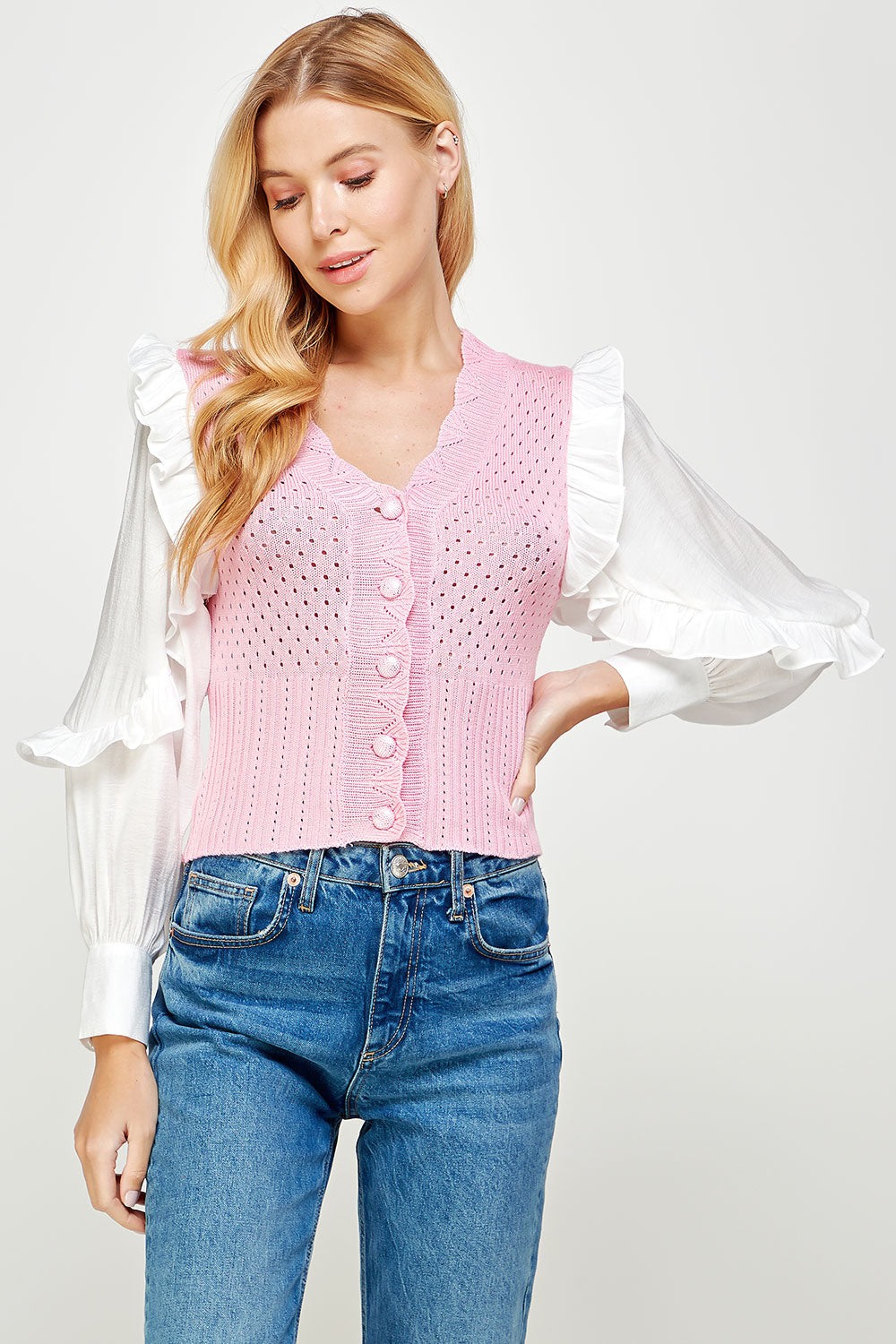 Blush and Bloom Twofer Top