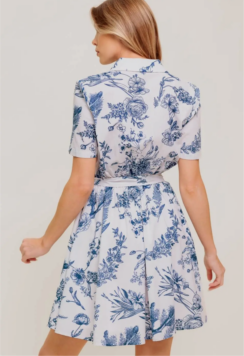 Garden Party Shirt Dress