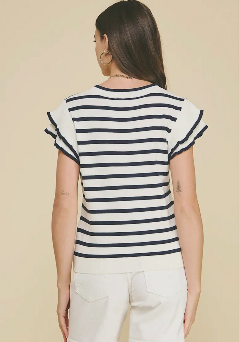 Nautical Knit Charm Top