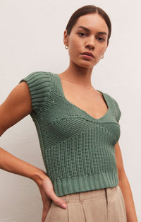 Emerald Isle Prim Sweater Top