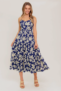 Blue Breeze Tiered Dress