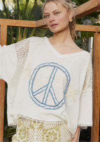 Peace and Love Pullover