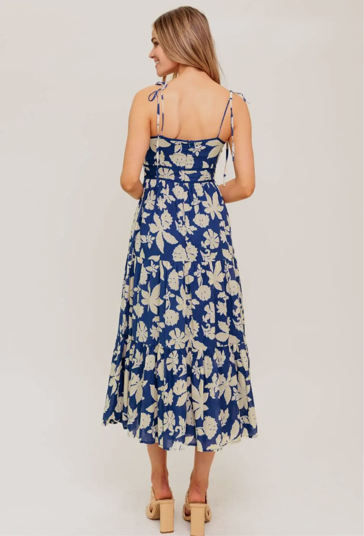 Blue Breeze Tiered Dress