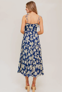Blue Breeze Tiered Dress