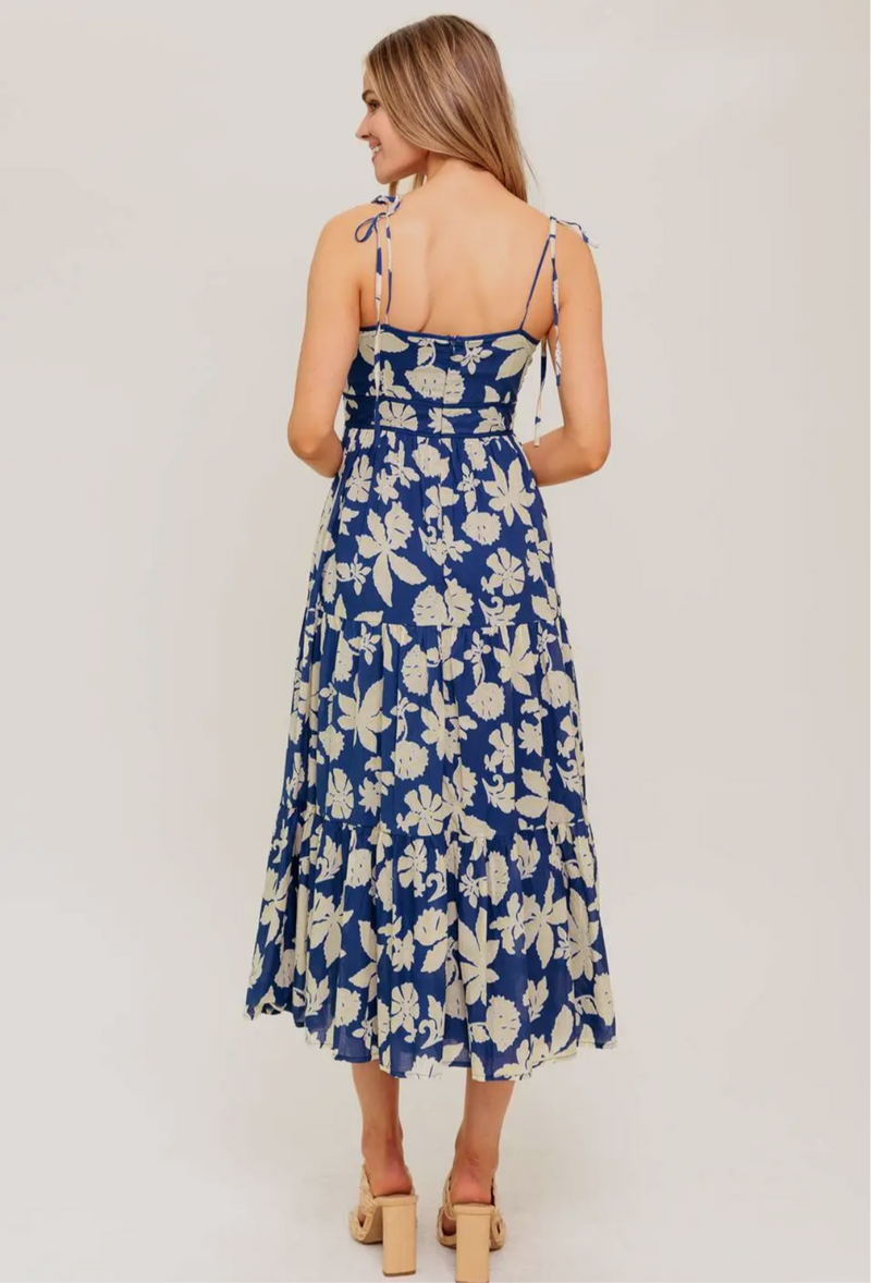 Blue Breeze Tiered Dress