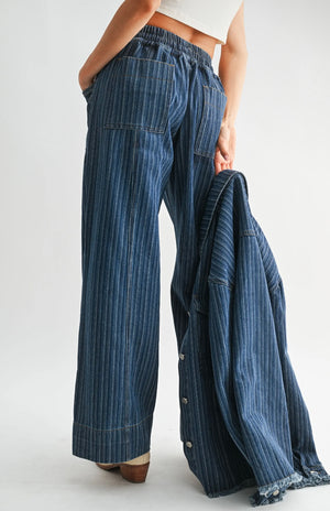Weekend Striped Denim