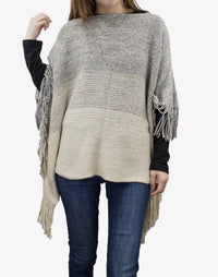 Heather Ombre Poncho