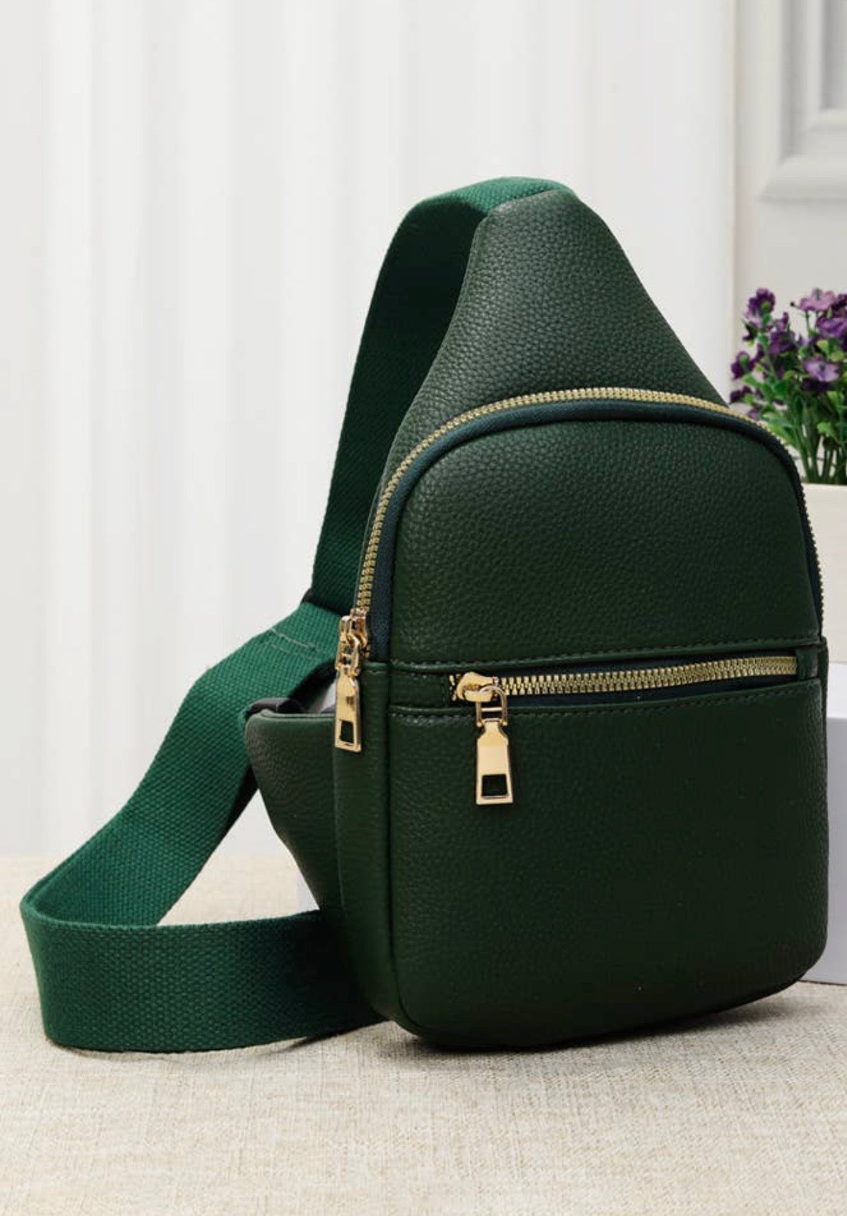 Green Crossbody