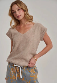 Oatmeal Breeze Sweater Vest