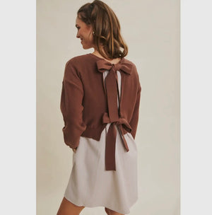 Coffee & Cream Layered Dress