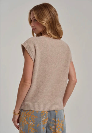 Oatmeal Breeze Sweater Vest