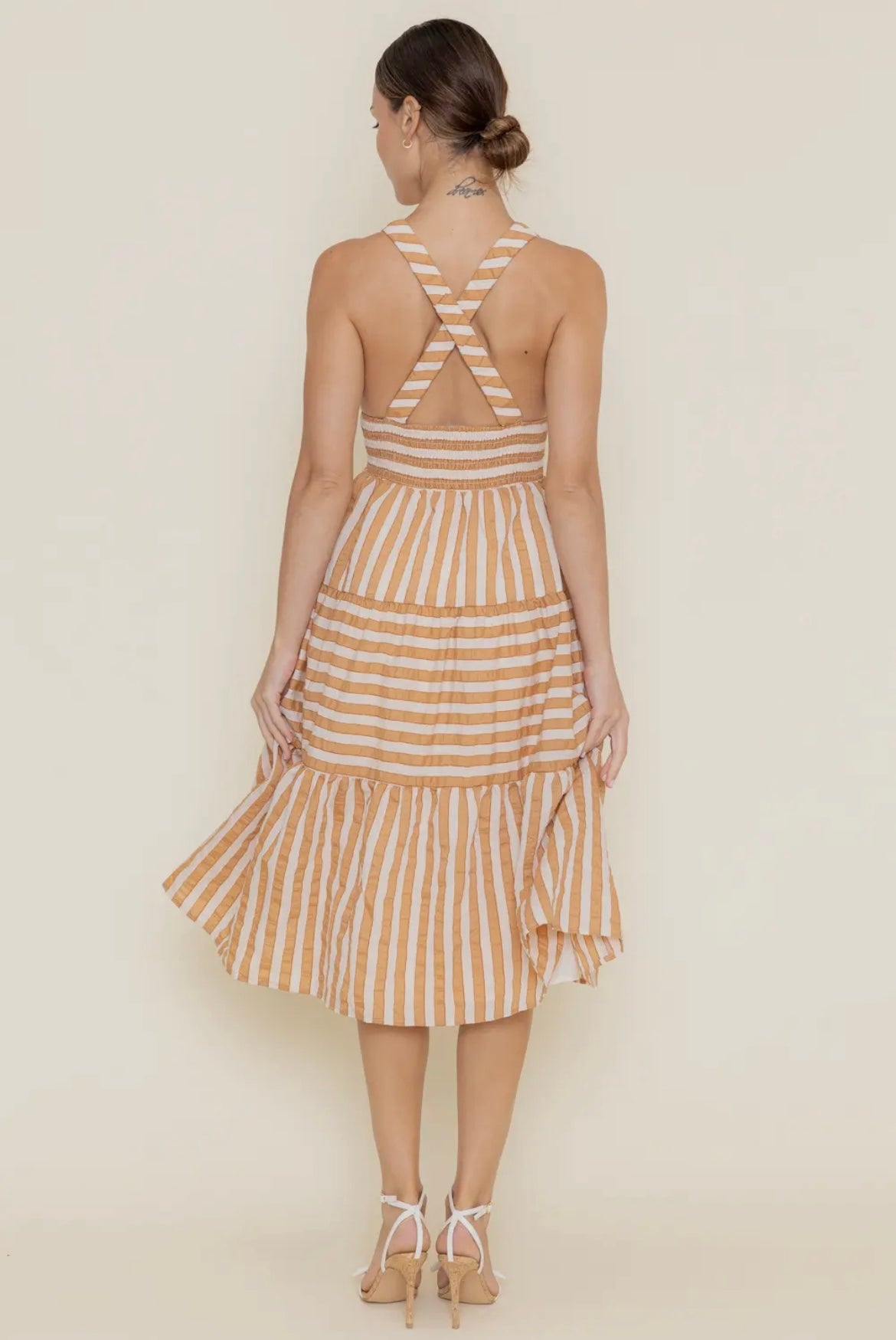 Maddie Stripe Midi