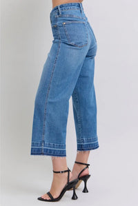 Judy Blue Wide Leg Crop Jeans
