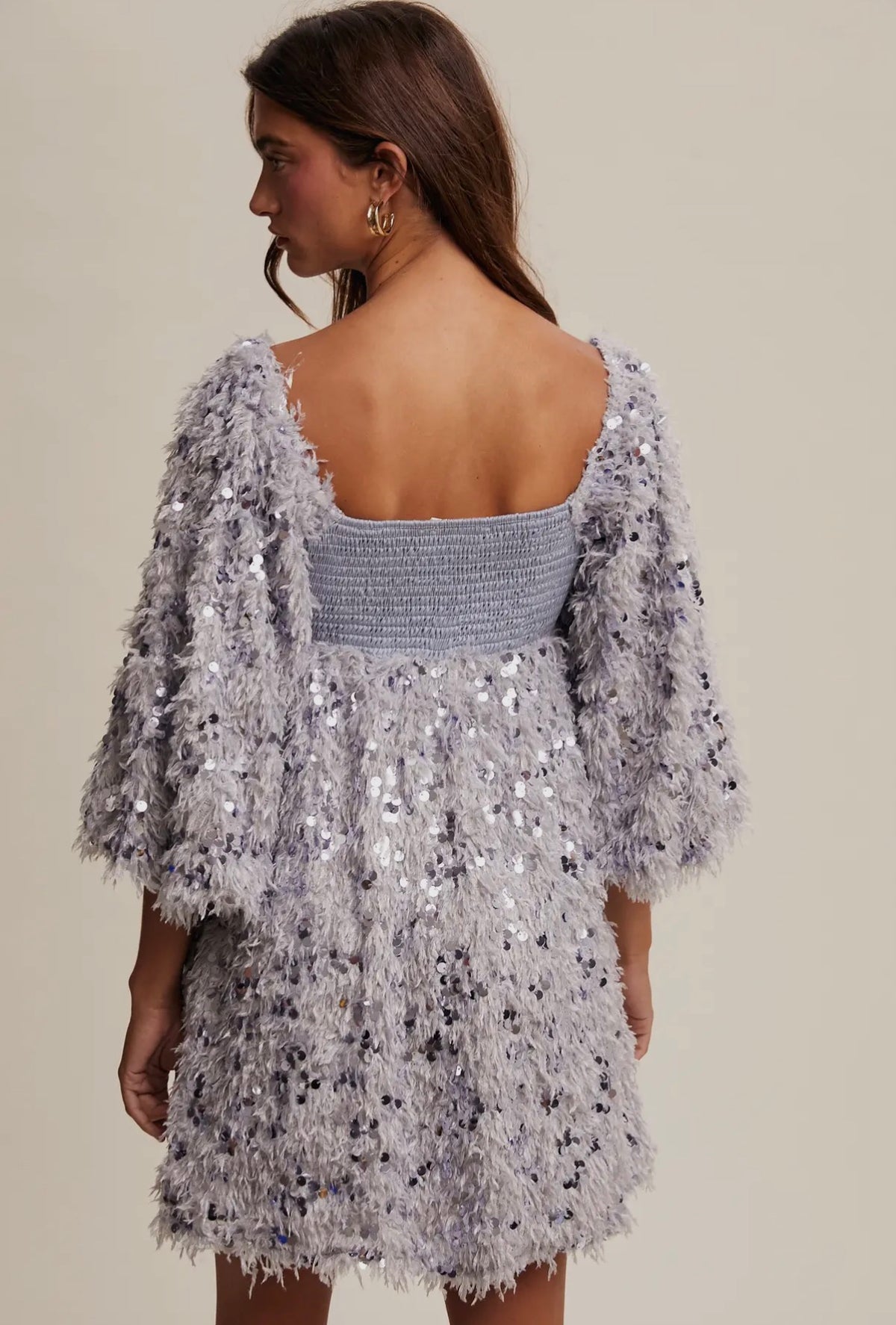 Silver Soirée Dress