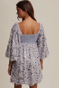 Silver Soirée Dress