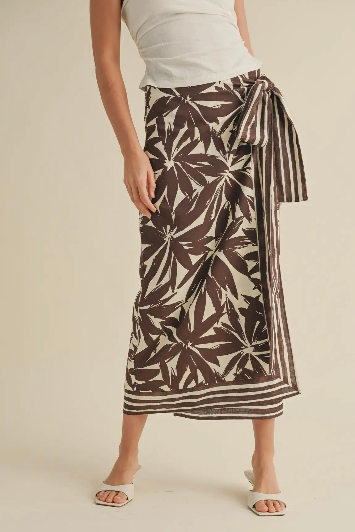 Tropic Tides Wrap Skirt