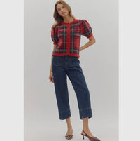 Candy Cane Cozy Cardigan