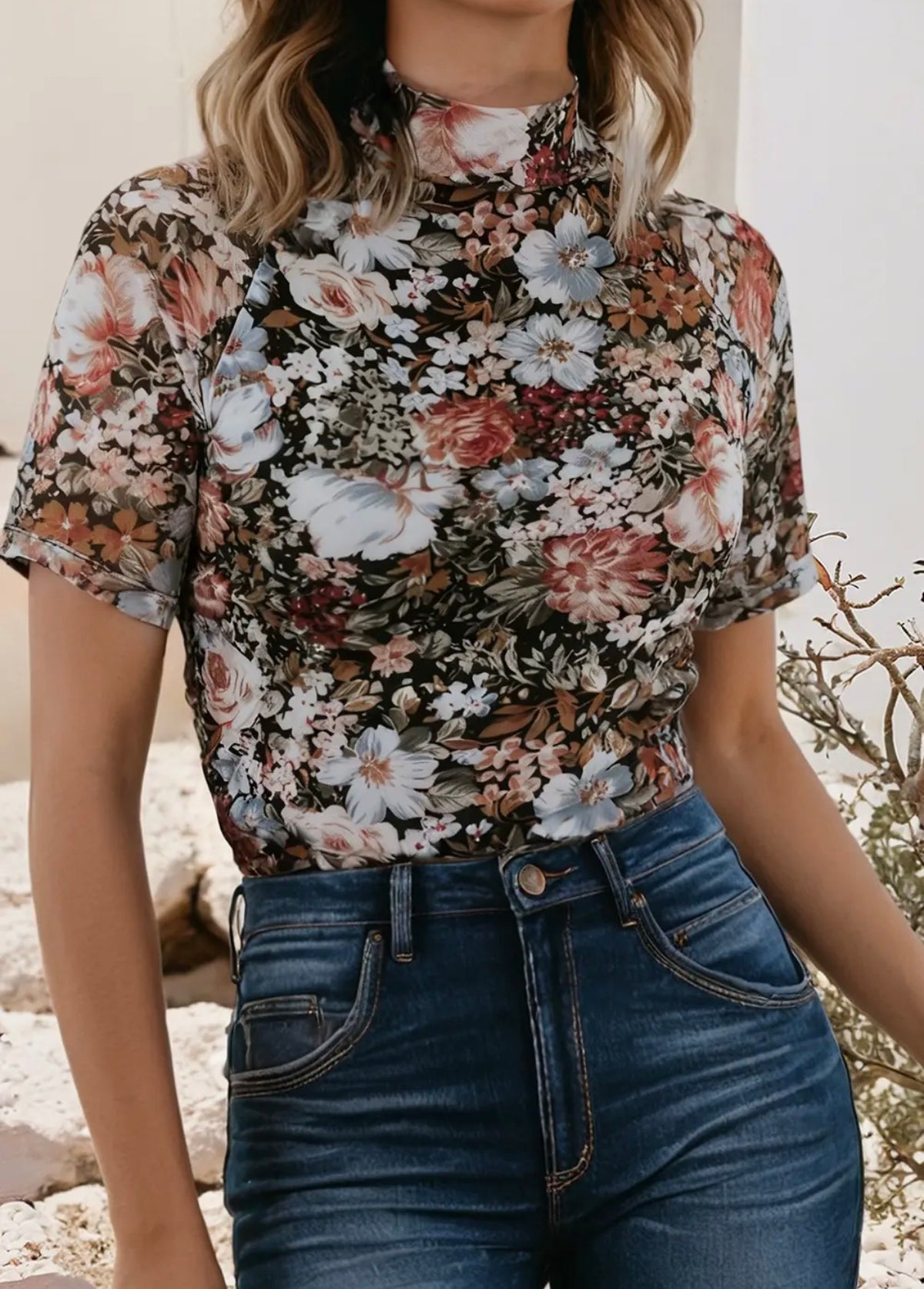 Garden Mesh Top