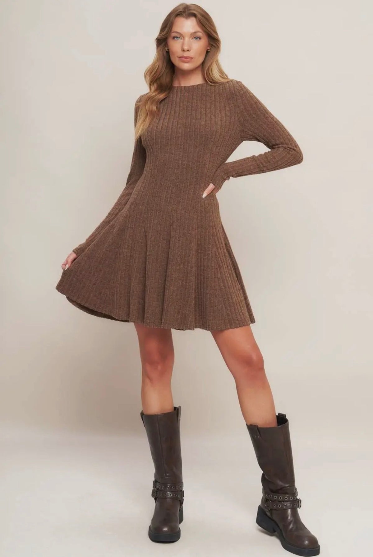 Latte Sweater Dress