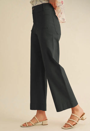 Everyday Wide Leg Pant – Black
