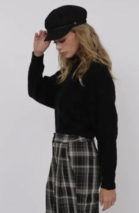 Overlap Back Sweater