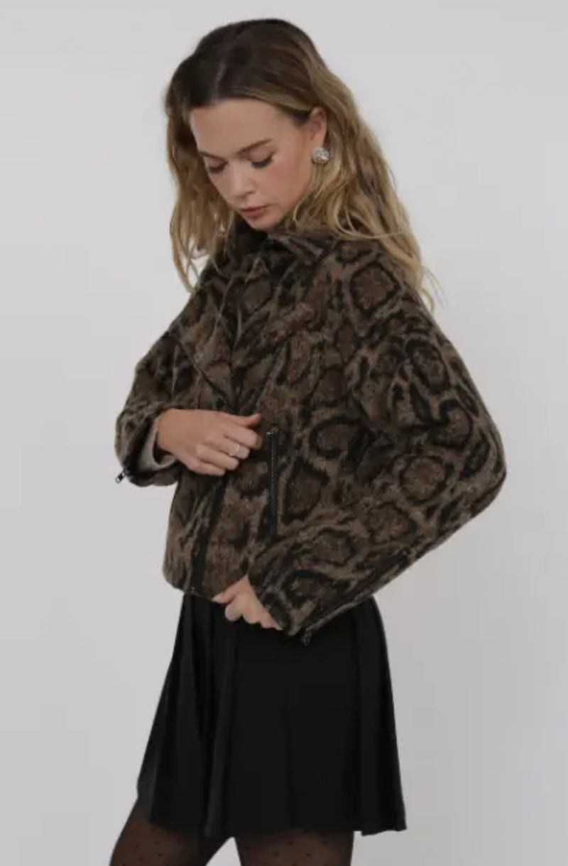 Fierce Side Faux Fur Jacket