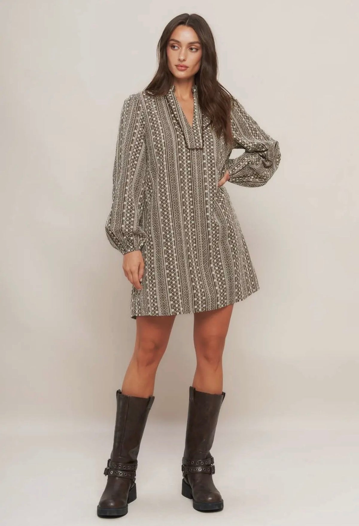 Sage Wood  Easy Dress