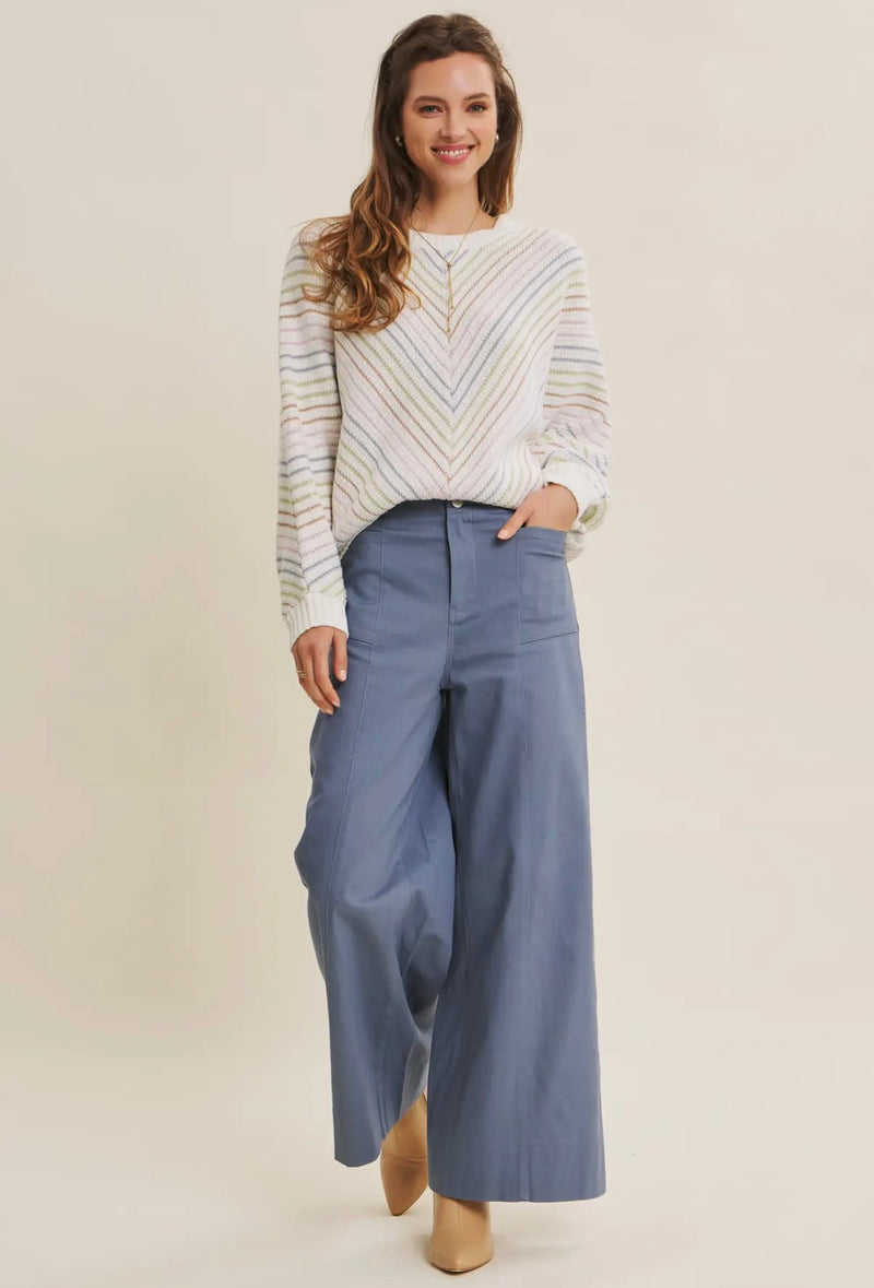 Blue Haze Wide Leg Pant
