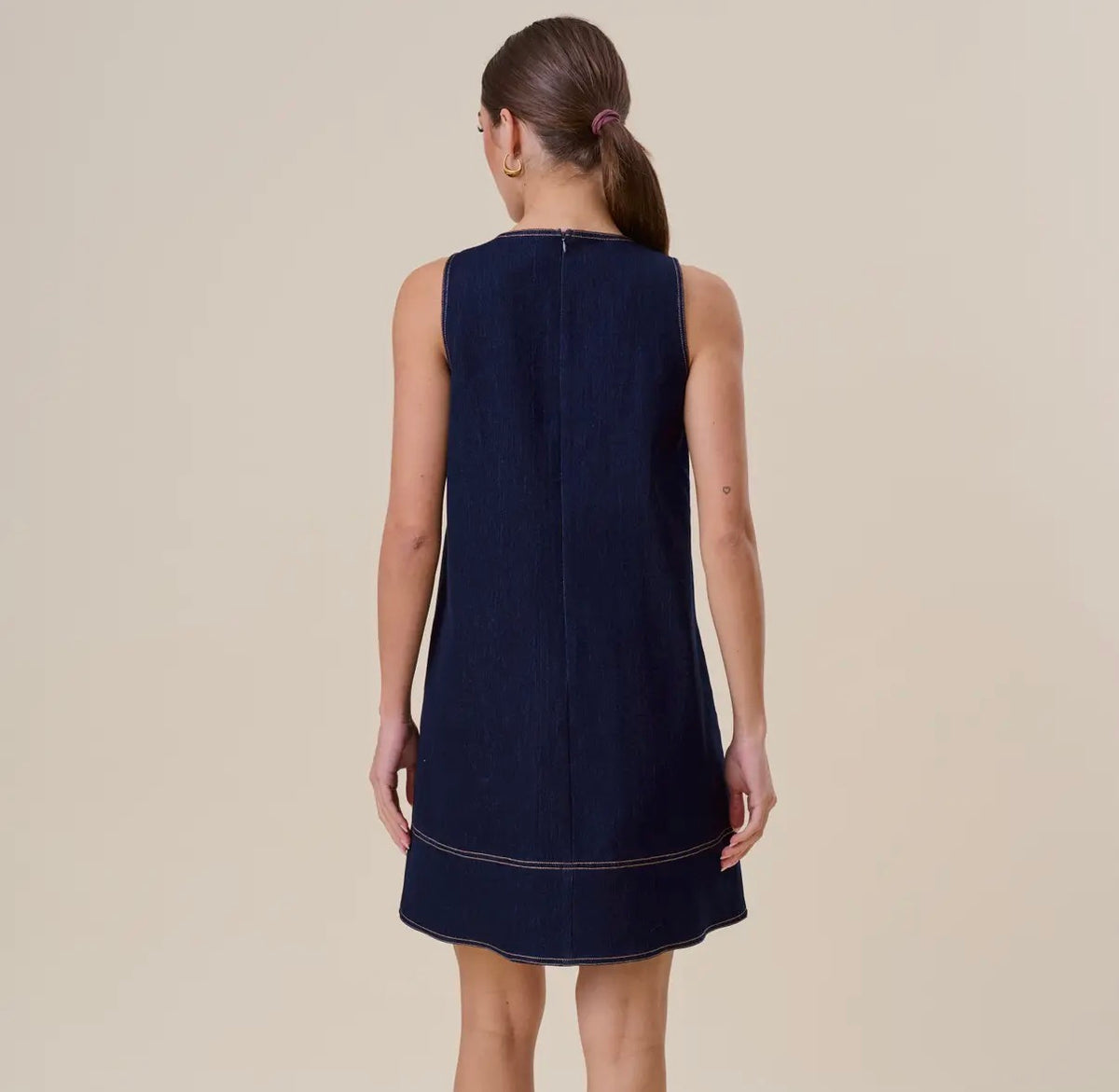 Anchor Stitch Shift Dress