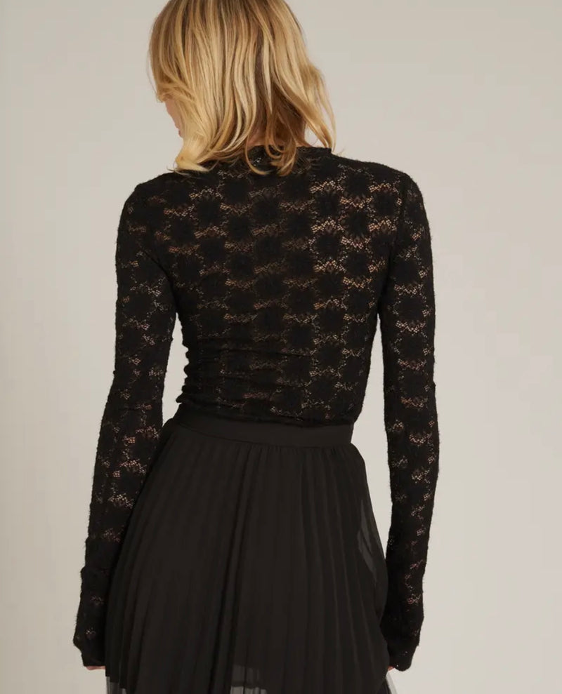 Midnight Muse Lace Top