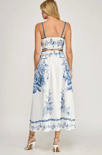 Blue Porcelain Midi Set