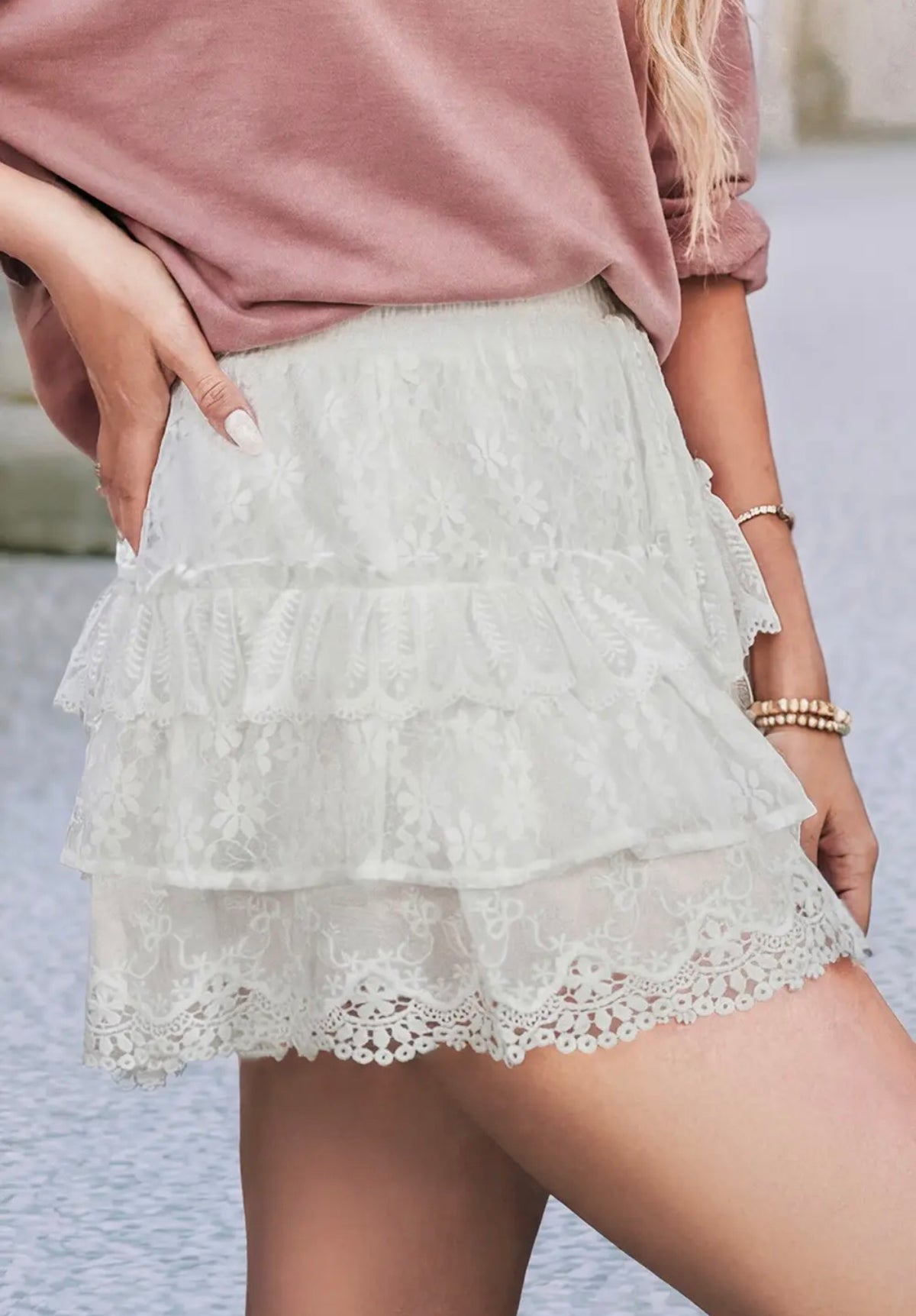 Sweet Romance Lace Shorts