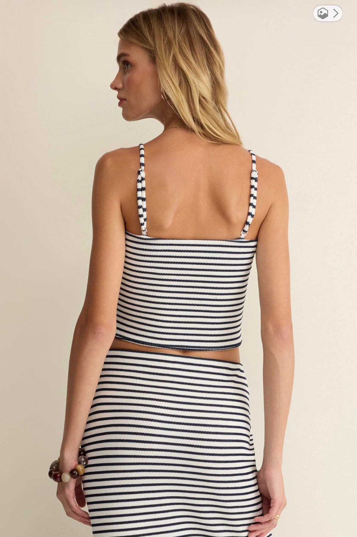 Caffari Stripe Tube Top