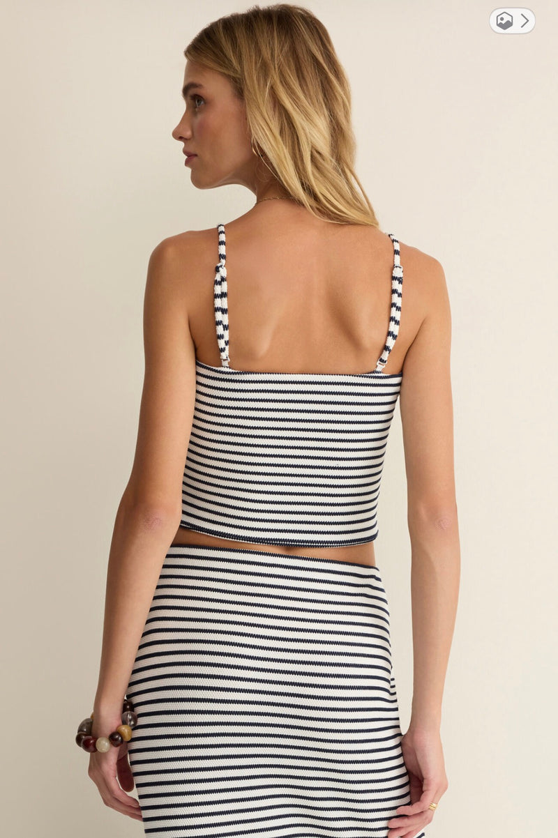 Caffari Stripe Tube Top