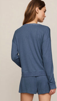 Courtney LS Top-true navy