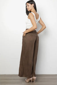 Mocha Acid Wash Pants