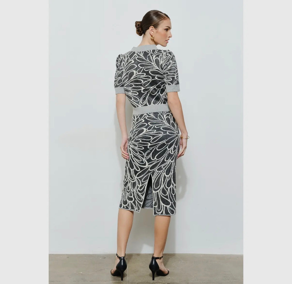 Glitter Abstract Knit Set