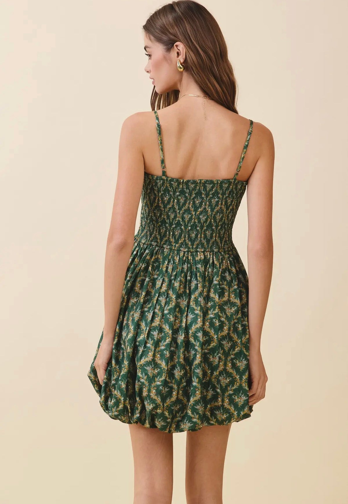 Evergreen Garden Mini Dress