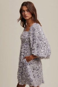 Silver Soirée Dress