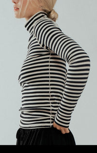 Stripes & Sass Turtleneck
